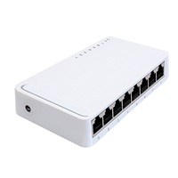 Switch Ethernet de Escritorio TP-Link de 8 Puertos 100/1000Mbps, Montable en Pared, IP178G, No Administrado, con SNMP, QoS y 12 Meses de Garantía