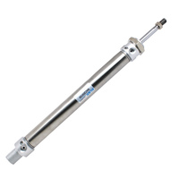 En Stock: Actuador Neumático de Aire de Cilindro Redondo Mini Serie MAC (MAC20x150) de Acero Inoxidable para Juntas de Máquinas Industriales
