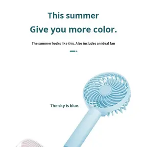 N9 شحن USB محمول عالي السرعة للرياح (ثلاثة) للطلاب للاستخدام الخارجي مادة بلاستيكية صامتة محمولة باليد - Product Image 5