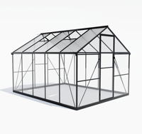 Serre de jardin écologique et durable en métal/acier et plastique, facile à assembler, traitée sous pression, renouvelable