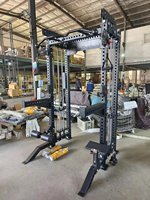 Machine Smith pour usage commercial en salle de sport, équipement de fitness multifonctionnel, Power Cage, rack à squats