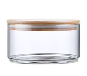 Ensemble de bols à salade de fruits empilables <span class=keywords><strong>avec</strong></span> <span class=keywords><strong>couvercle</strong></span>, pot en verre borosilicate, offre spéciale - Product Image 3