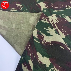 Tessuto mimetico della giungla tropicale per uniformi tattiche poli/cotone saia con Slub Interlock Rib stili di Rib Ripstop per borse - Product Image 1