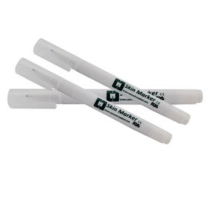 Vente en gros de stylo marqueur cutané chirurgical à double tête Marqueur cutané Tatoo médical professionnel avec emballage stérile et règle - Product Image 5