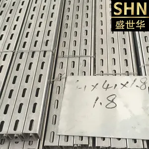 Strut Channel Unistrut 41*21mm Slotted Channel Steel Slotted Gi C Channel Weight