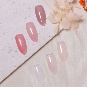 Non-Toxic 8 Colors Jelly Gel <b>Nail</b> Polish <b>Set</b> Nude Pink Soak Off Translucent Hema Free Gel <b>Nail</b> Kits - Product Image 5