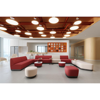 Muebles Modulares de Alta Calidad para Contratos, Combinación Libre, Modernos, para Aeropuertos, Oficinas, Escuelas, Bibliotecas, Áreas Públicas, Hoteles, Sofás de Espera