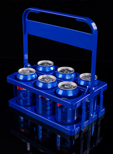 Canasta Plegable para Botellas de Vino con Logotipo Personalizado IStapromo, Material PP, Capacidad para 6 Botellas, Canasta Plegable para Cerveza - Product Image 3