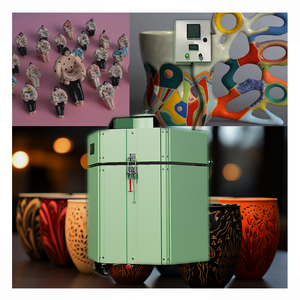 Mini four intelligent de four électrique à haute température pour l'équipement industriel de barre de <span class=keywords><strong>poterie</strong></span> d'école de ménage - Product Image 1