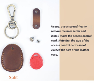Versatile Leather <b>Card</b> <b>Protector</b> with Removable Design for All Kinds of <b>Cards</b> and Keys - Product Image 3