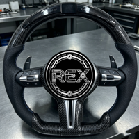 Applicable aux modèles BMW F30/F10/F80/F20/F22/F82/F36/F32 et à tous les modèles des séries F/E pour la mise à niveau du volant en fibre de carbone avec LED.