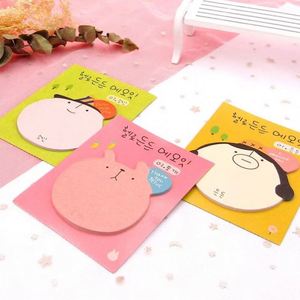 Cute Cartoon Animal Shaped Paper Sticky Notes Kawaii Self-Adhesive Memo <b>Pads</b> Creative Office & School Stationery Reminder Gift - Product Image 2