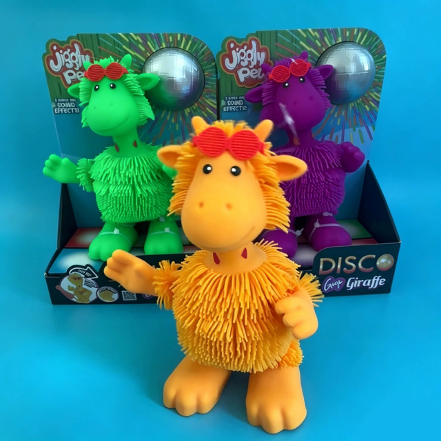 BY New Dancing Giraffe Toy Fantastic Stretchy Hair Juguetes Full Body Shaking Dancing Disco Giraffe Toy