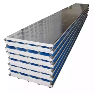 Tấm Bánh Sandwich <span class=keywords><strong>EPS</strong></span> Mạ Kẽm Nhôm Dùng Cho Kết Cấu Nhà Xưởng Nhà Kho Công Nghiệp - Product Image 1