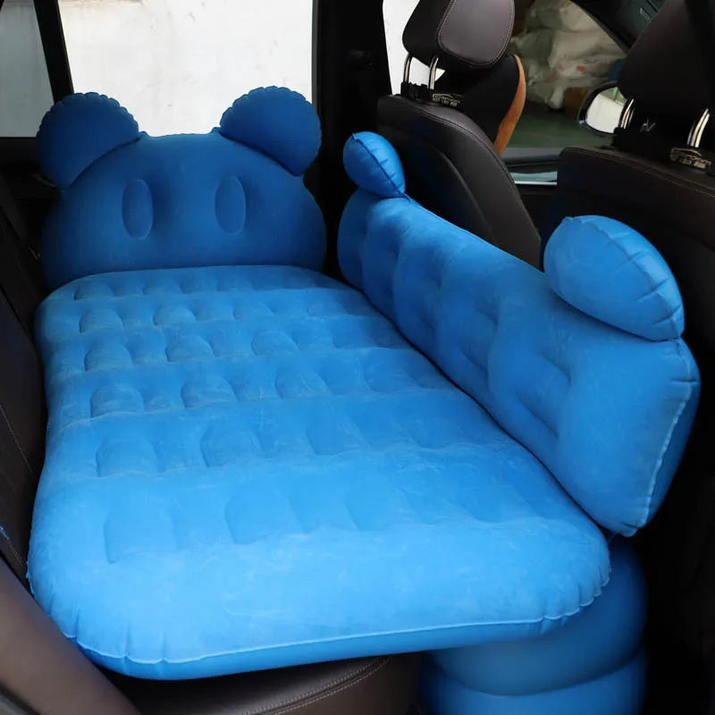 Lit gonflable pliable pour voiture, matelas à Air, pour siège arrière, voiture, Camping, SUV, 2 places