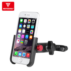 MOTOWOLF حامل هاتف V3 الأكثر مبيعاً مع مرآة للمقود، إكسسوارات دراجات نارية - Product Image 2