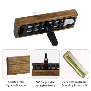 OEM Factory Wholesale Wooden Automotive Fragrance Auto Outlet Perfume <strong>Car</strong> <strong>Diffusers</strong> Vent Clip Universal <strong>Car</strong> Air Freshener - Product Image 5