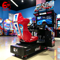 Simulador de Carreras Operado con Monedas, Gran Oferta, Pantalla HD de 32 Pulgadas, Batalla Multijugador para Centros Comerciales, OEM