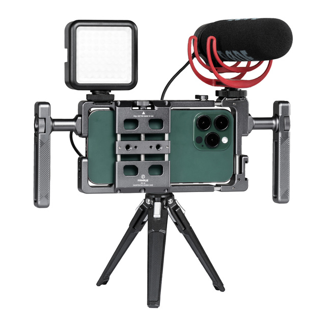 Fanaue-FPC-01 Aluminum Alloy Lightweight Smartphone Cage & Phone Stand Rig Stabilizer Newest Design for Tiktok YouTube Vlogging