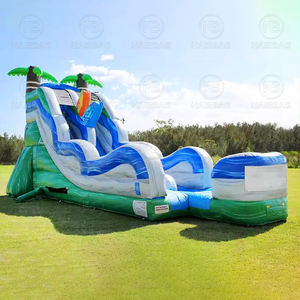 <span class=keywords><strong>Toboggan</strong></span> humide <span class=keywords><strong>gonflable</strong></span> de glissières d'eau de PVC de qualité marchande pour les parcs d'attractions et les champs de foire extérieurs - Product Image 5