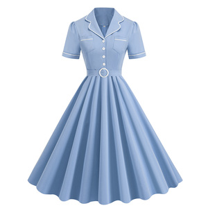 Low Price 60s Style Formal Dresses Soft Hand Feeling, Wrinkle-Free |  Alibaba.com