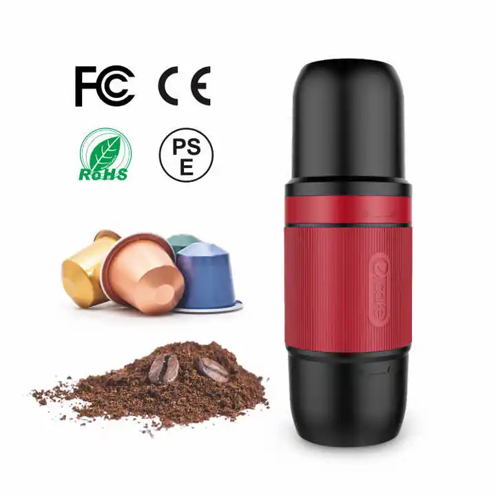 Portátil al aire libre Personal Mini Brew Drip K Cup cápsulas máquina de café de una sola taza para cafetera Manual