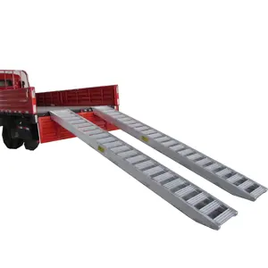 mini metal wheeled roller aluminum ramps support 1ton to 3ton