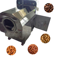 Machine à torréfier les cacahuètes salées, les graines, les noix, les grains de café, les noix de pécan, en acier inoxydable, efficace et commerciale, capacité de 5 à 30 kg
