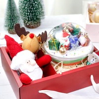 Coffret cadeau rectangulaire, en papier, avec couvercle transparent, pour gâteaux à fleurs, noël, nouvel an, rose, Rectangle, coffret cadeau, en Stock imei