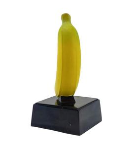 Trofeo de Plátano Personalizado con Premios de Década sobre Base Negra/Premio de Plátano Grande/Trofeo de Plátano - Product Image 4