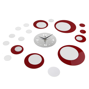 Elegant Creative <strong>Mirror</strong> Wall <strong>Clock</strong> <strong>Mirror</strong> Sticker DIY Acrylic Wall <strong>Clock</strong> - Product Image 2