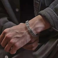 Pulsera de la Suerte para Parejas con Diseño Vintage de Personalidad, Tejido Indio, Budismo y Mantra de Seis Palabras, Amuleto de Moda para Hombre