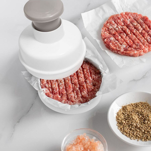 1 pièce Presse à galettes de <span class=keywords><strong>hamburger</strong></span> manuelle en PP, pour galettes de bœuf, galettes de crevettes et autres aliments, avec poignée confortable, pour galettes <span class=keywords><strong>maison</strong></span> - Product Image 3