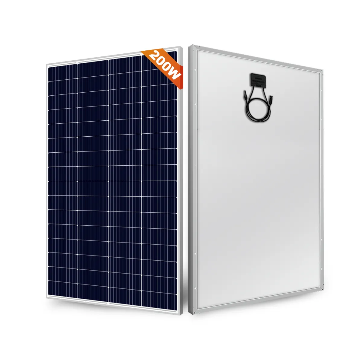 주식에 있는 EU 시장 창고 작은 태양 전지판 100w 150w 200w 주문을 받아서 만들어진 pv 단위 공장 oem odm 서비스