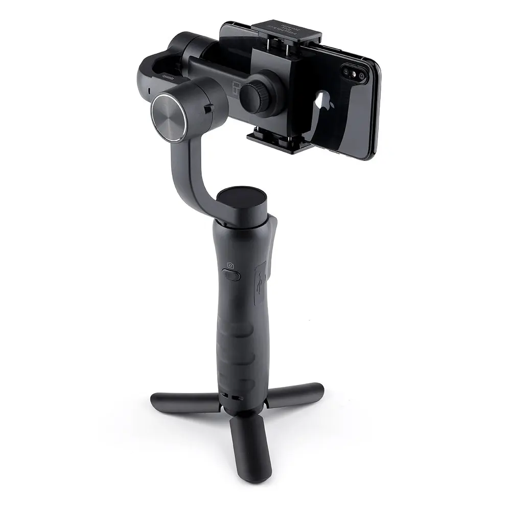 Harga pabrik S5 3 sumbu penstabil Gimbal genggam ponsel 360 Ai pelacakan wajah otomatis untuk perekaman Video Vlog dengan Tripod
