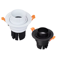 Projecteur LED Zoom Beam, fabricant de spots encastrés au plafond réglables, à intensité variable, angle de faisceau OEM, pour intérieur