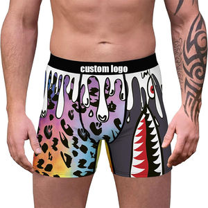 सर्वश्रेष्ठ बिक्री अमेरिकी डिजाइनर ब्रांड अंडरवियर शॉर्ट्स प्लस आकार के खेल में हीट-ट्रांसफर प्रिंटिंग ग्राफिक पुरुष मुक्केबाज - Product Image 5