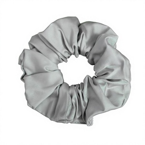 Élastique à cheveux en bambou biologique 300TC de qualité supérieure, vente en gros, chouchous en tissu 100% bambou 13CM, style décontracté chic - Product Image 1