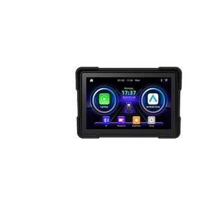 Moniteur de moto étanche IPS 5 pouces avec double caméra, Mirror <span class=keywords><strong>Link</strong></span>, CarPlay, Android Auto, système de navigation portable, 1 an - Product Image 1