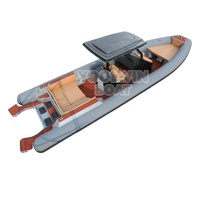 Bateau de plaisance de 9,6 m, bateau offshore Orca Hypalon & Sunbed, bateau pneumatique rigide (RIB)