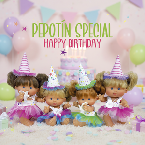 Muneca pepotin 8 UD ตุ๊กตาน่ารักแบบดั้งเดิมนุ่มและเงางามตุ๊กตาผ้าแฮนด์เมดขนาดเล็กตุ๊กตาผ้า - Product Image 3