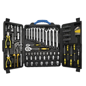 Para juego de <span class=keywords><strong>herramientas</strong></span> de mano multifuncionales de acero de 125 piezas Estuche rígido de garantía de 1 año incluido para automóviles de mantenimiento de instalación - Product Image 4