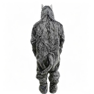 Disfraz de Lobo Realista de Fábrica Original, Traje de Hombre Lobo para Halloween, Disfraz de Mascota de Animal Salvaje con Máscara, Garras y Patas para Adultos - Product Image 4