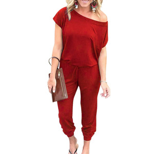 <strong>Jumpsuits</strong> for Women 2025 Summer Dressy Off Shoulder Romper Spring Vacation Travel <strong>Lounge</strong> Outfits Clothes - Product Image 1