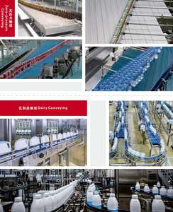 โซ่ตาข่ายสายพานลำเลียงพลาสติกแบบ1005-FFTDP วิ่งตรง - Product Image 5