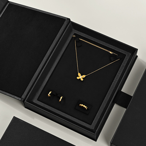 FANXI - Caja de Regalo para Joyería con Forma de Libro, Logotipo Personalizado, Caja de Embalaje Grande para Collares y Joyas - Product Image 2