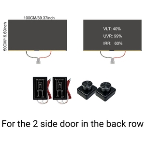 Moderne elektronische bedieningsknop auto raam grijs PDLC slimme folie elektronisch regelbare raamfolie - Product Image 2