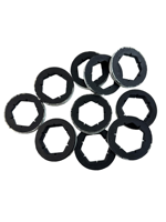 Joint d'étanchéité moulé par compression en caoutchouc avec insert métallique, absorbant les vibrations, en SBR United