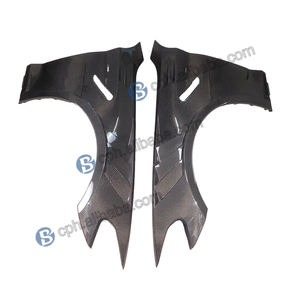 BENSNEES Aile avant latérale personnalisée en fibre de carbone noire pour BMW Série 5 F90 M5 – Amélioration de l'aile avec évents en fibre de carbone - Product Image 6