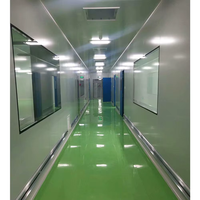 Cuarto Limpio Modular ISO 8/7/6/5 con Paredes Rígidas Libres de Polvo y Filtro HEPA Personalizable